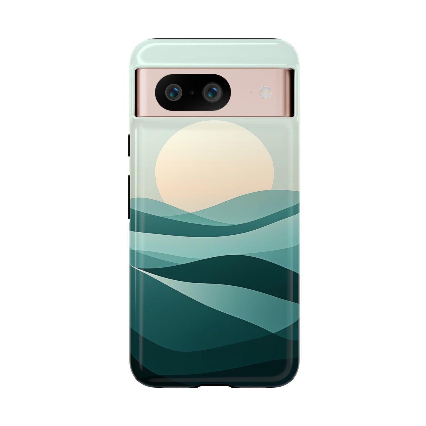 Tranquil Dunes – Abstract Sunset Phone Case for iPhone, Samsung & Pixel