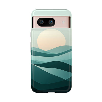 Tranquil Dunes – Abstract Sunset Phone Case for iPhone, Samsung & Pixel
