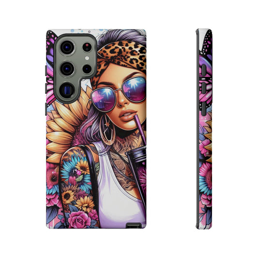 Boho Summer Vibes – Floral Chic & Butterfly Aesthetic Mobile Cover