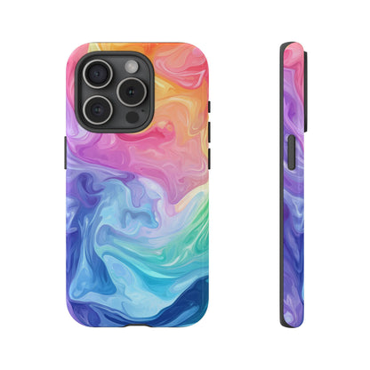 Prism Swirl Watercolor Phone Case for iPhone, google Pixel & Samsung