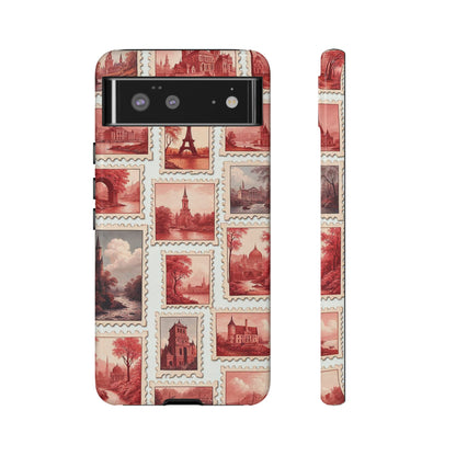 Vintage Postcard Stamps Phone Case
