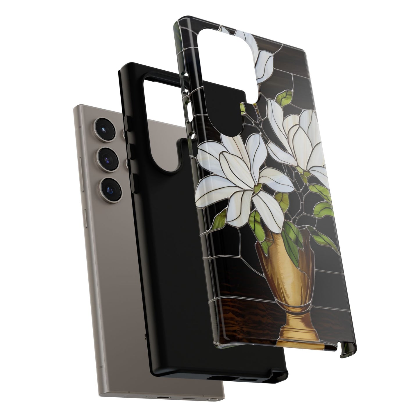 Stained Glass Floral Phone Case