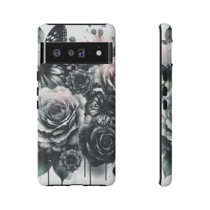 Ethereal Bloom – Floral & Butterfly Art Mobile Cover