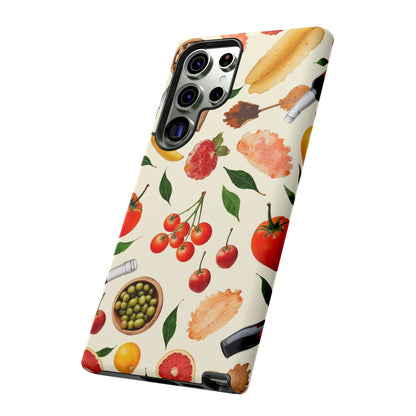 Fresh Fruits & Veggies Pattern Phone Case