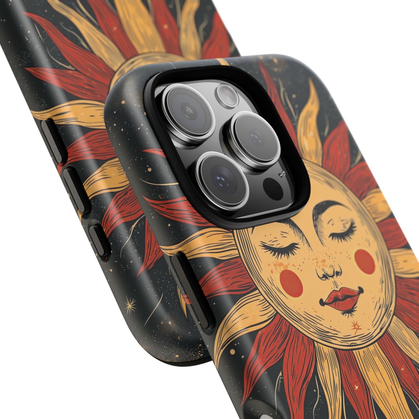 Boho Cosmic Sun Phone Case for iPhone, Pixel & Samsung