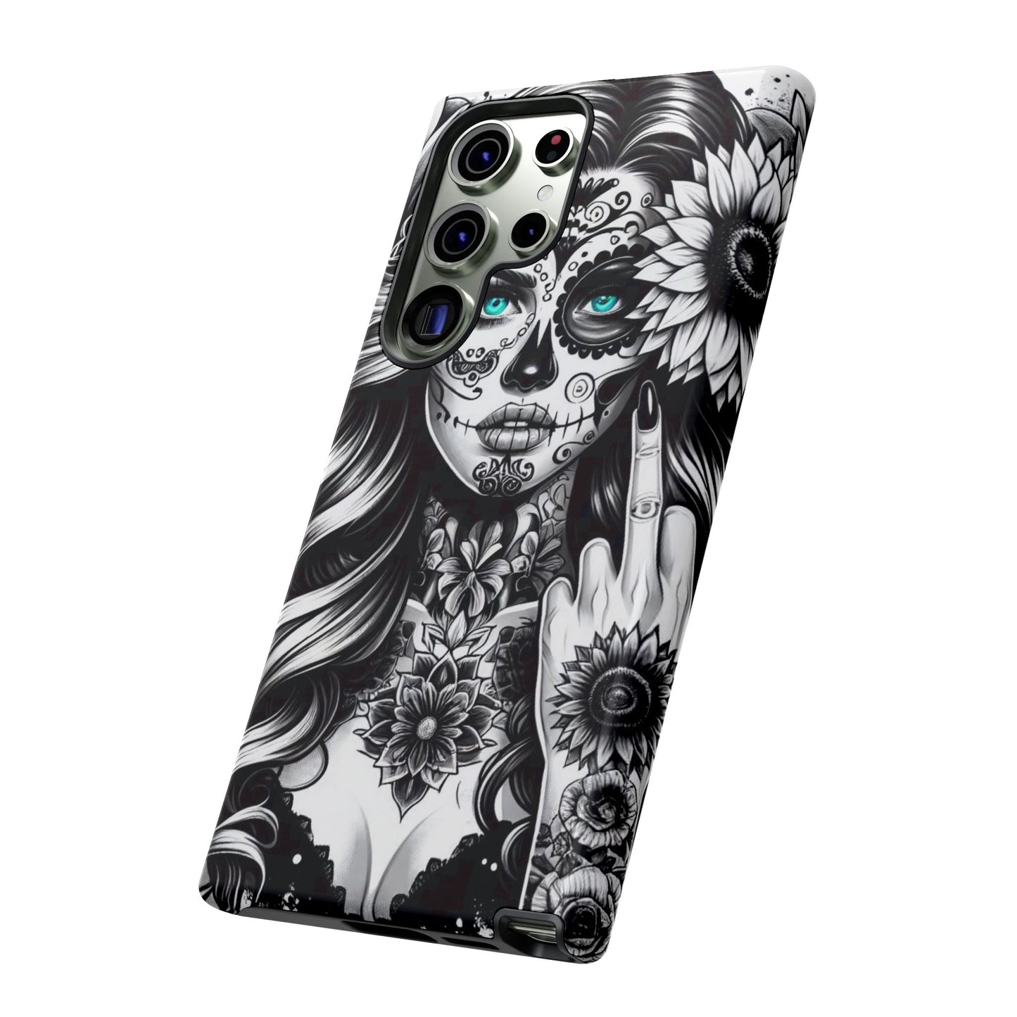 La Rebel – Day of the Dead Gothic Attitude Mobile Cover