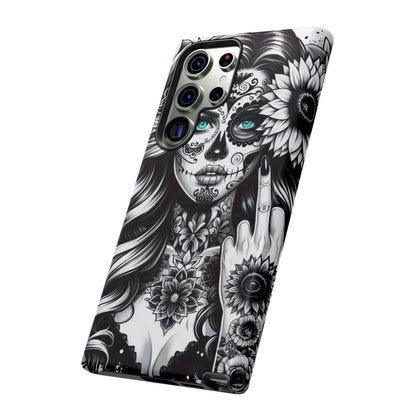 La Rebel – Day of the Dead Gothic Attitude Mobile Cover