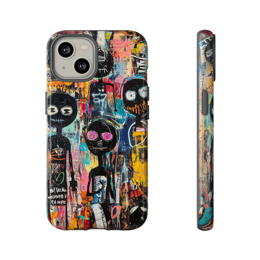 Basquiat Phone Case – Graffiti iPhone Cover - iPhone, Samsung & Google Pixel Cover - Artistic Painting Case,  Art Lover Gift