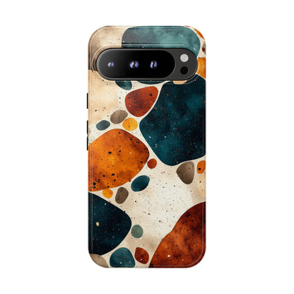 Earthy Terrazzo Stone Phone Case for iPhone, google Pixel & Samsung