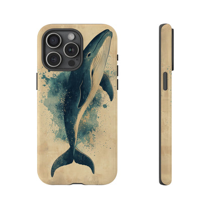 Ocean Majesty: Watercolor Whale Case for iPhone, Samsung & Pixel