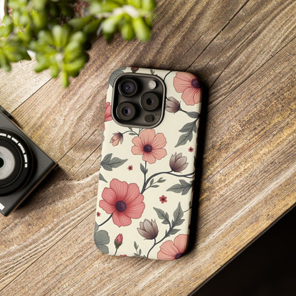 Floral Iphone Case, Botanical Pattern Design