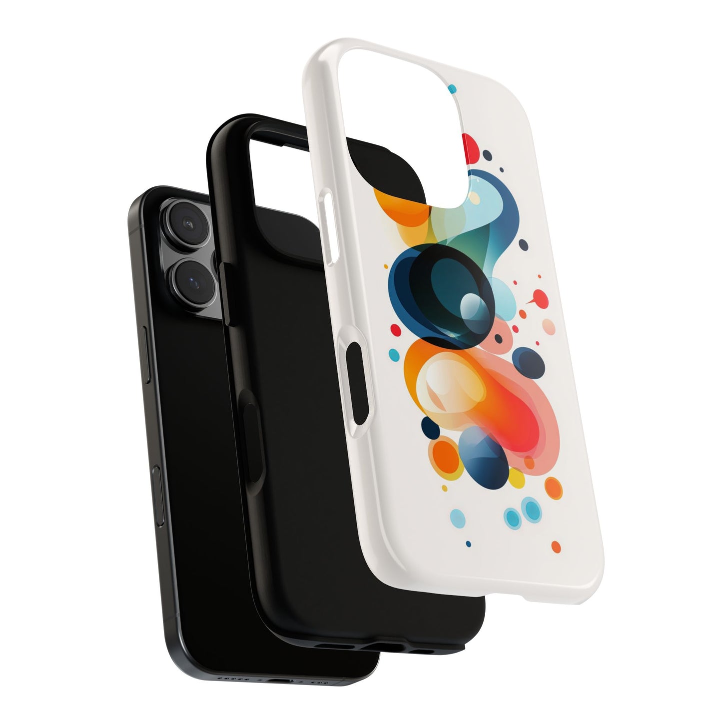 Color Cascade – Vivid Abstract  Phone Case for iPhone, Samsung & Pixel