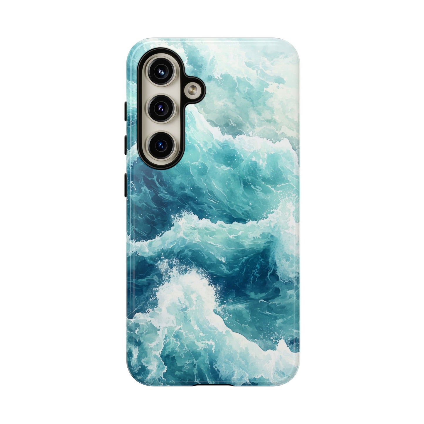 Seafoam Serenity Watercolor Phone Case for iPhone, google Pixel & Samsung