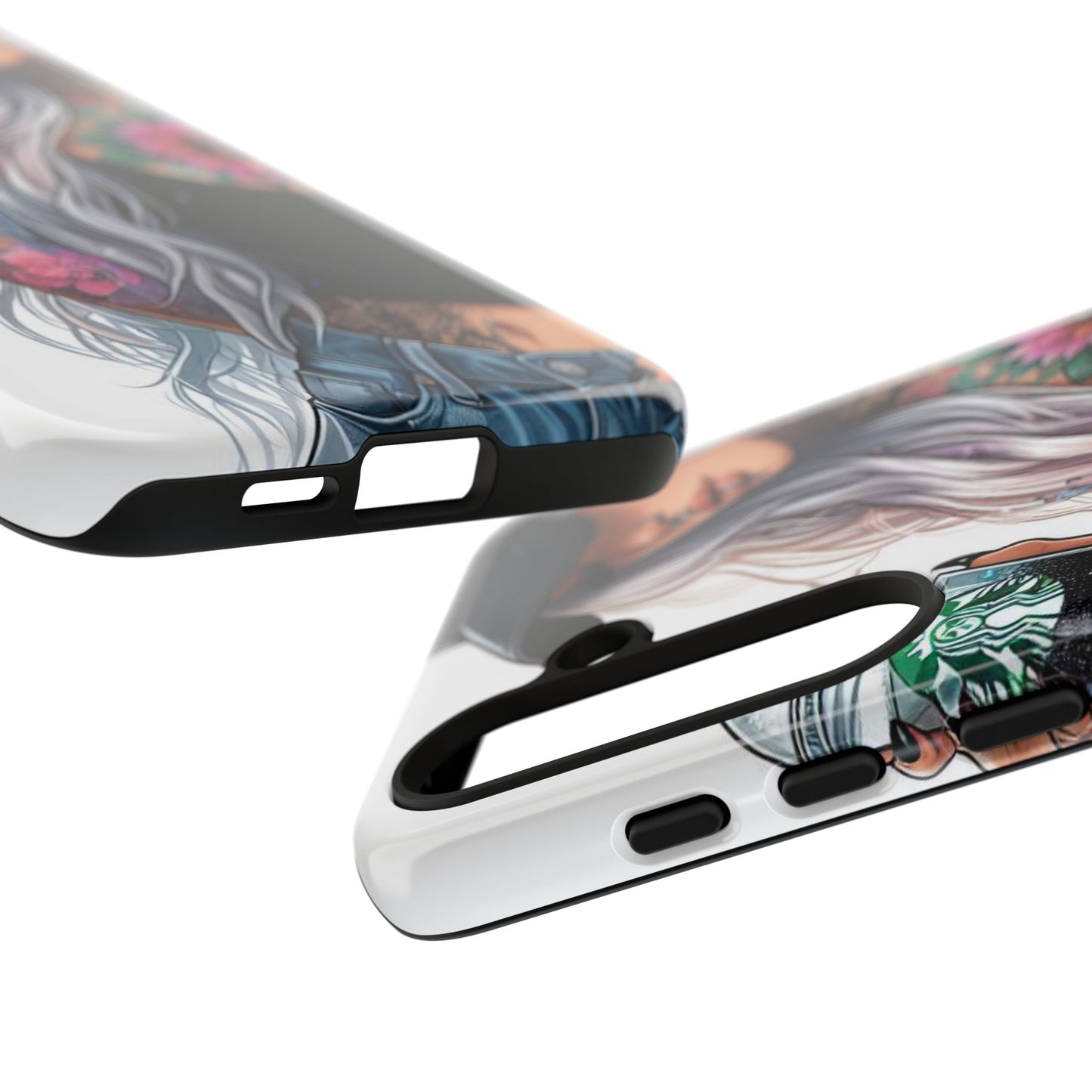 Tattooed Coffee Queen – Edgy Urban Aesthetic Mobile Cover
