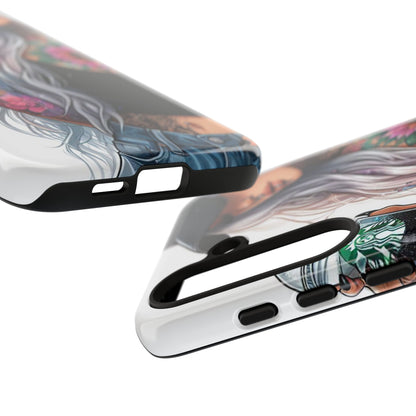 Tattooed Coffee Queen – Edgy Urban Aesthetic Mobile Cover