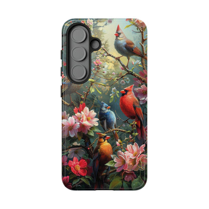Floral Birds Phone Case – Cute & Protective Cover for iPhone, Samsung & Google Pixel