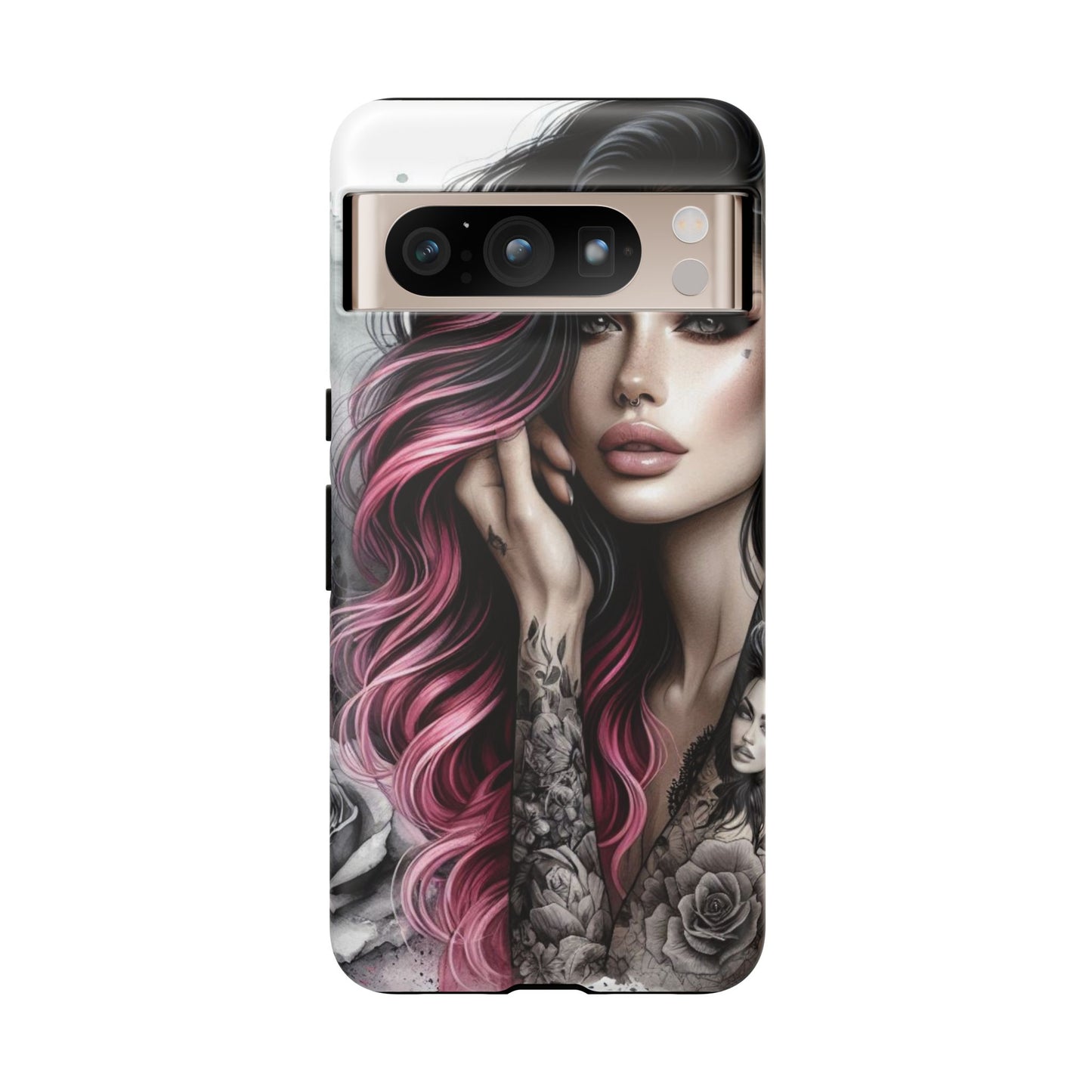 Tattooed Elegance – Gothic Art Mobile Cover