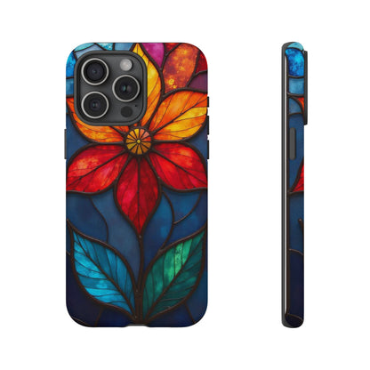 Radiant Blossom: Red and Orange Floral Elegance