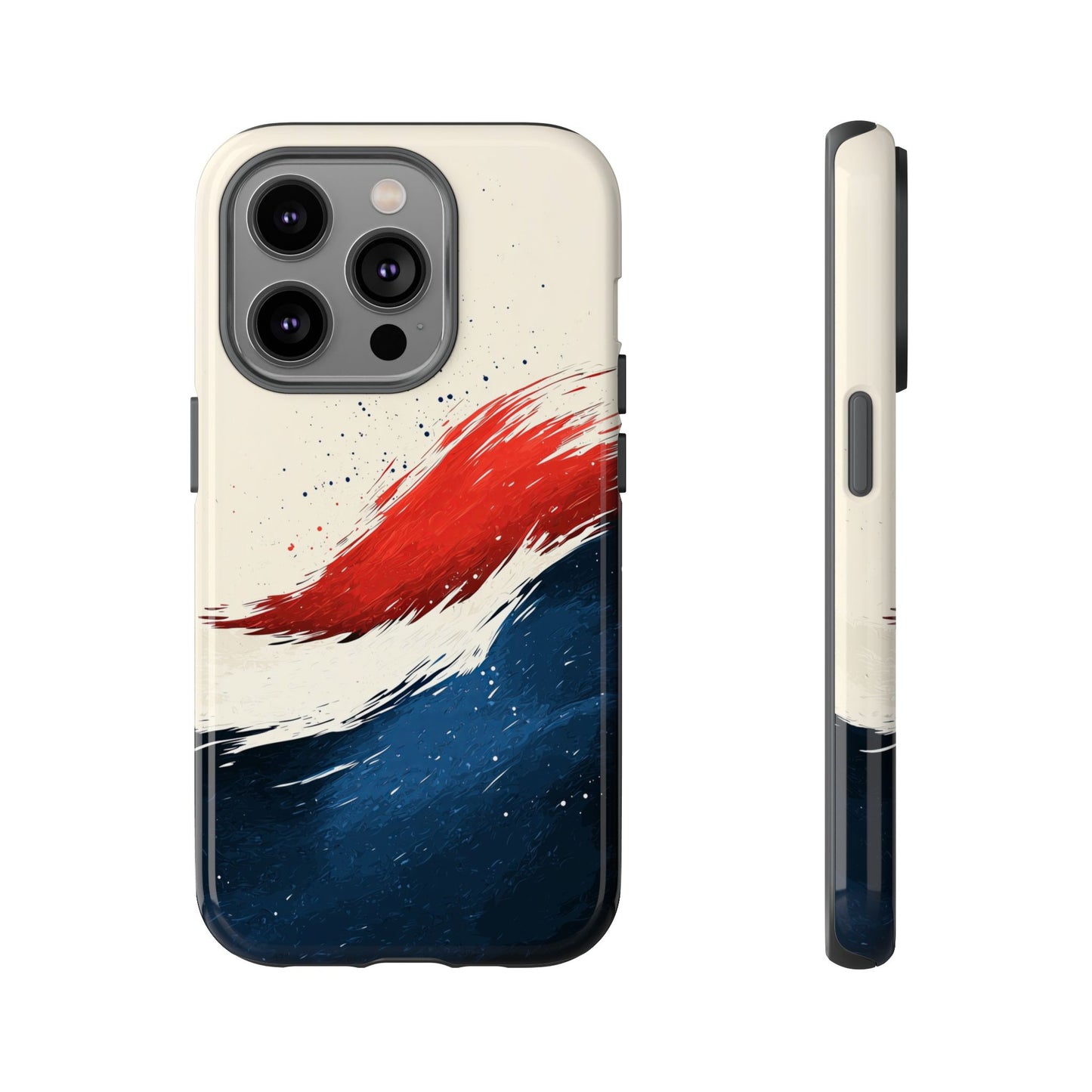 Crimson Tide – Artistic Brushstroke Abstract Case for iPhone, Google Pixel, Samsung