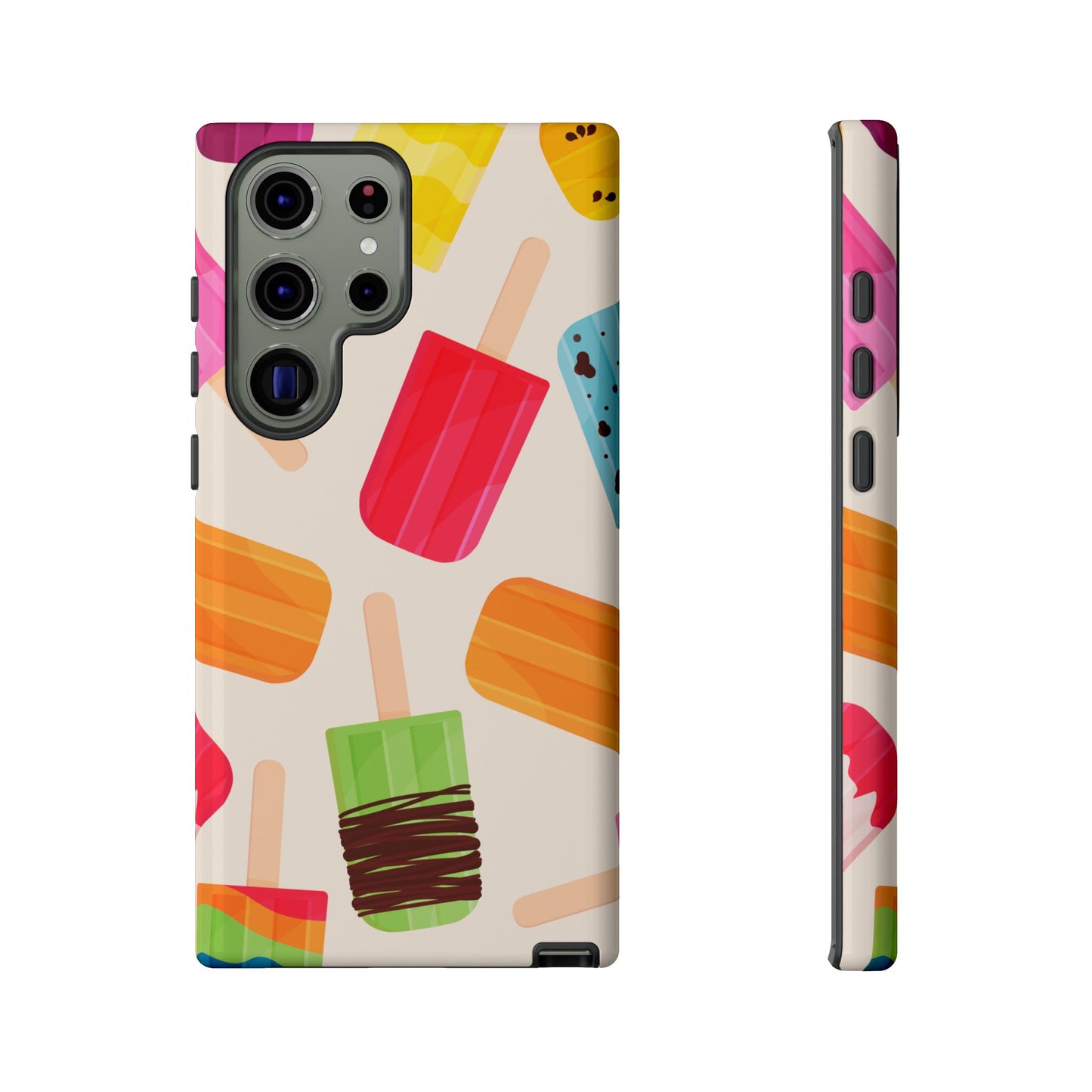 Colorful Popsicle Pattern Phone Case for iPhone, Google Pixel, Samsung
