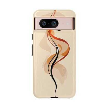 Feminine Flame: Abstract Grace Phone Case for iPhone, Samsung & Pixel