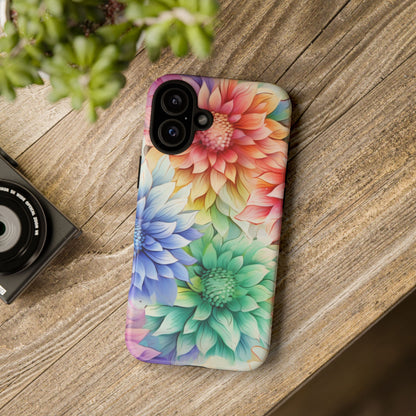 Rainbow Bloom Mandala Floral Mobile Case