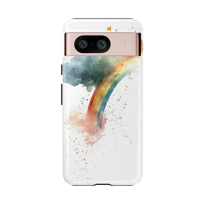 Mystic Splash Rainbow Watercolor Phone Case for iPhone, google Pixel & Samsung