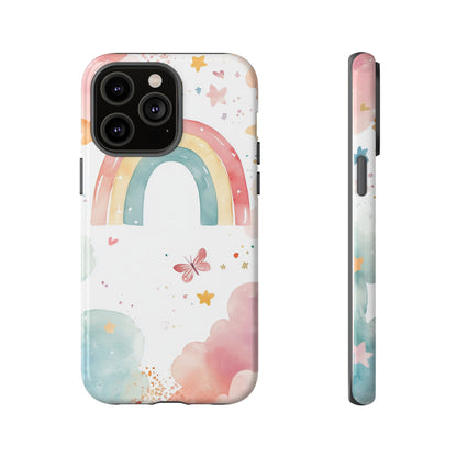 Rainbow Whimsy Watercolor Phone Case for iPhone, google Pixel & Samsung