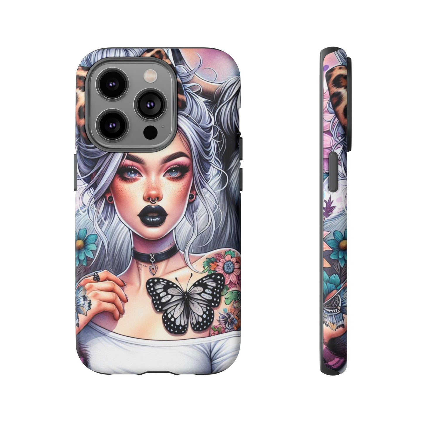Wild Spirit – Gothic Chic & Nature Fusion Mobile Cover
