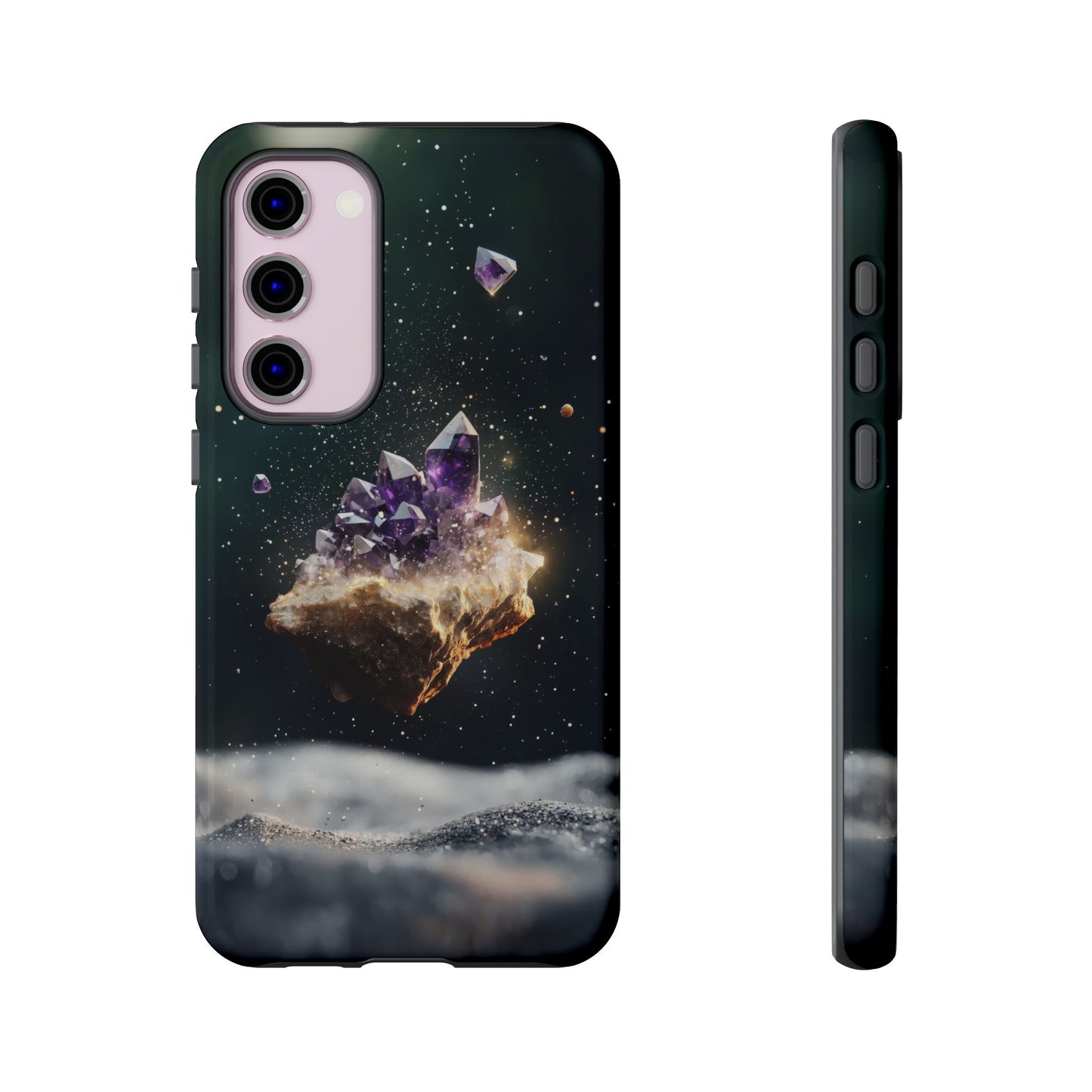Mystic Amethyst Stones Phone Case for iPhone, Samsung & Google Pixel