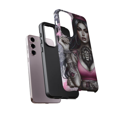 Queen of the Jungle – Regal Tattooed Goddess Mobile Cover
