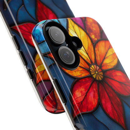 Radiant Blossom: Red and Orange Floral Elegance