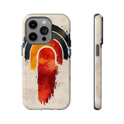 Boho Retro Splash Rainbow Phone Case for iPhone, Pixel & Samsung