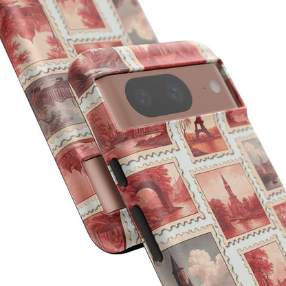 Vintage Postcard Stamps Phone Case