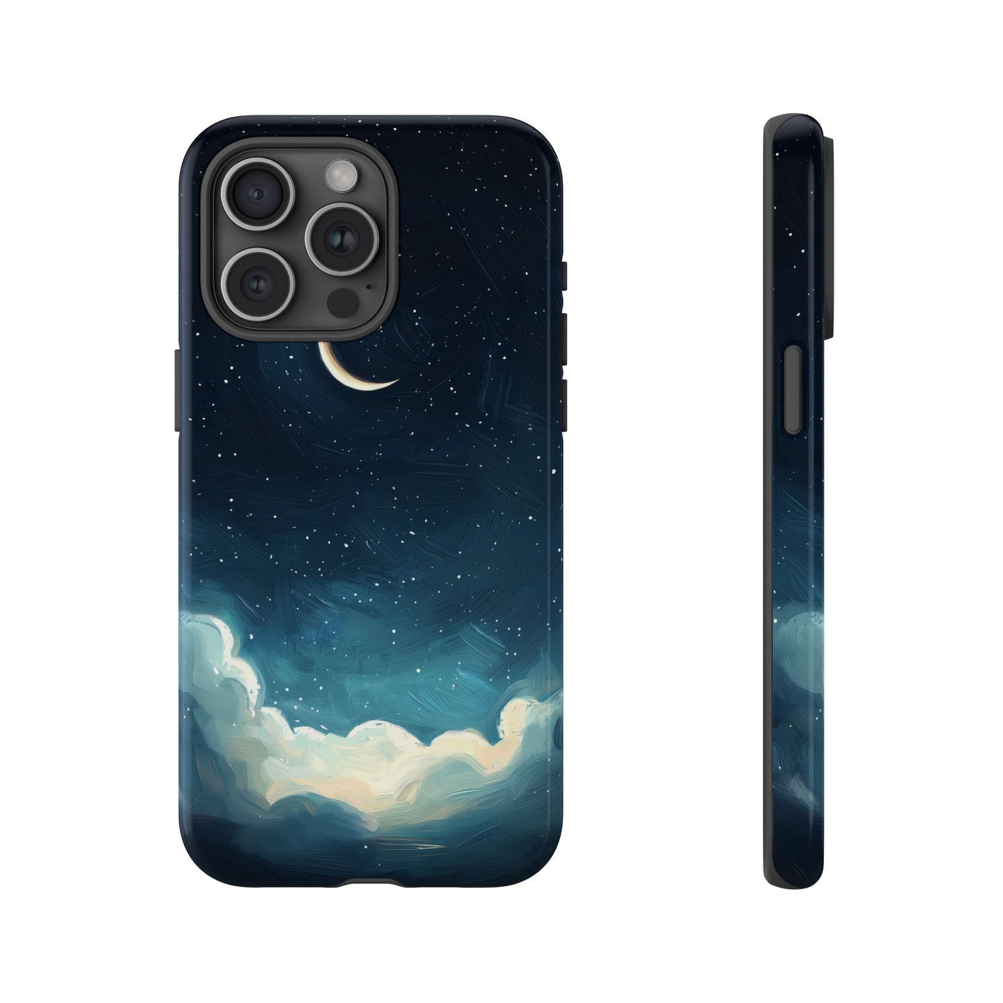 Midnight Aurora Watercolor Phone Case for iPhone, google Pixel & Samsung