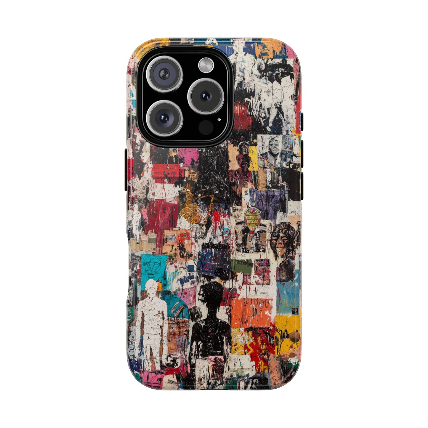 Graffiti Phone Case – Basquiat Street Art Design - iPhone, Samsung & Google Pixel Cover - Artistic Painting Case,  Art Lover Gift
