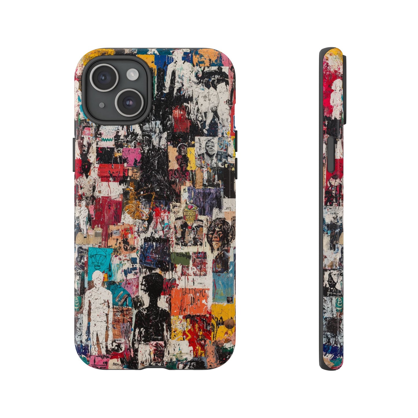 Graffiti Phone Case – Basquiat Street Art Design - iPhone, Samsung & Google Pixel Cover - Artistic Painting Case,  Art Lover Gift