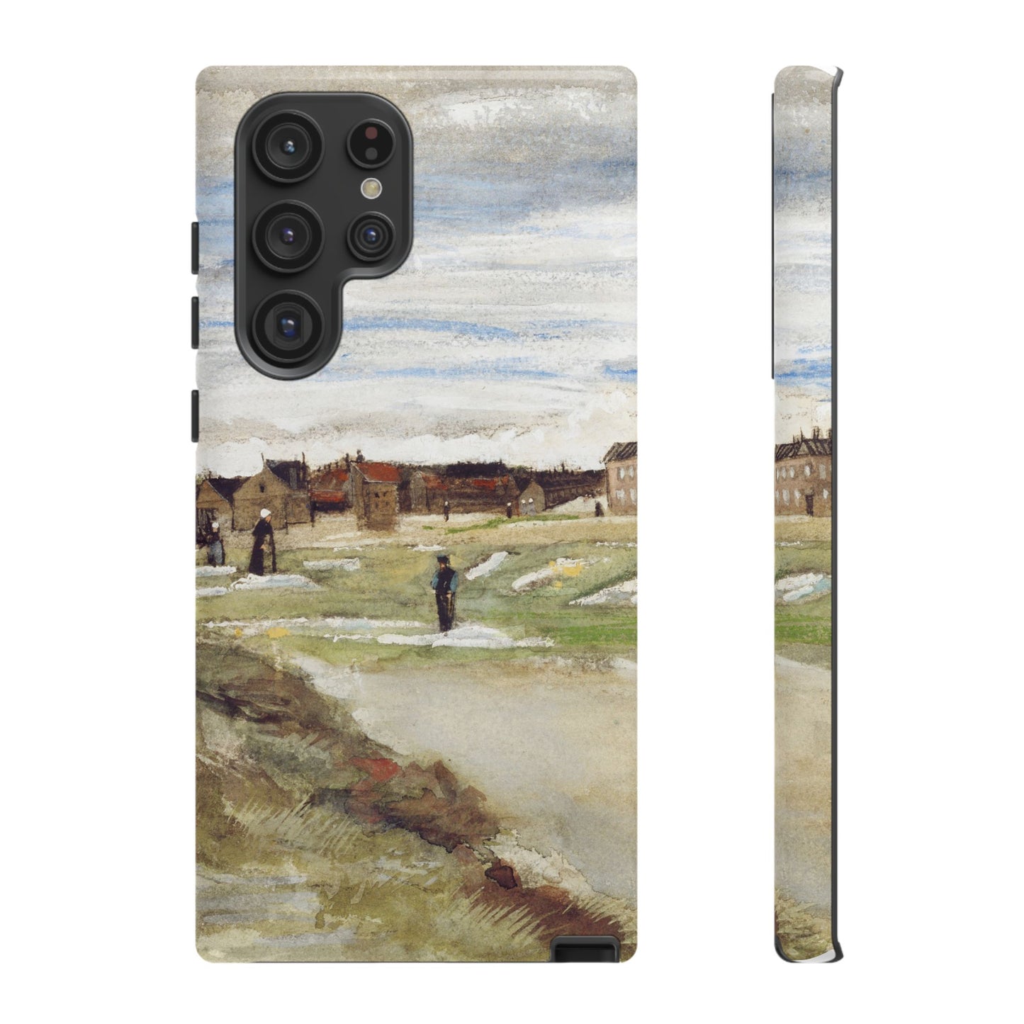 Van Gogh Village Painting Phone Case - iPhone, Samsung, Pixel - Art Print Cover, Gift for Art Lovers