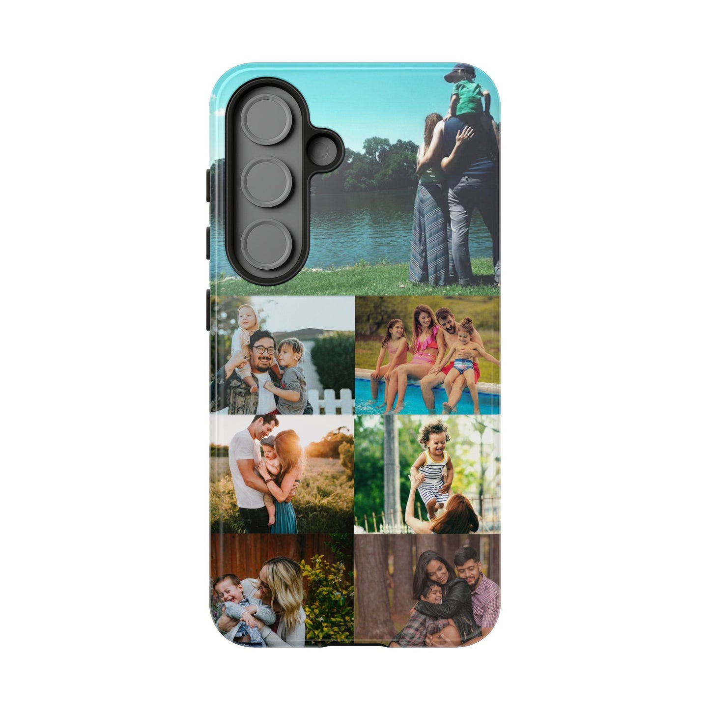 Personalised Custom Photo Collage Phone Case – Add Your Images/Loving Memory – Unique Gift for iPhone, Samsung  & Google Pixel – Protective & Stylish Cover, Couples Gift