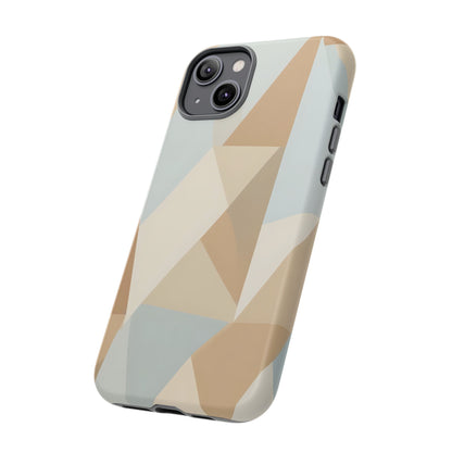 Neutral Geometrical Triangular Abstract Pattern
