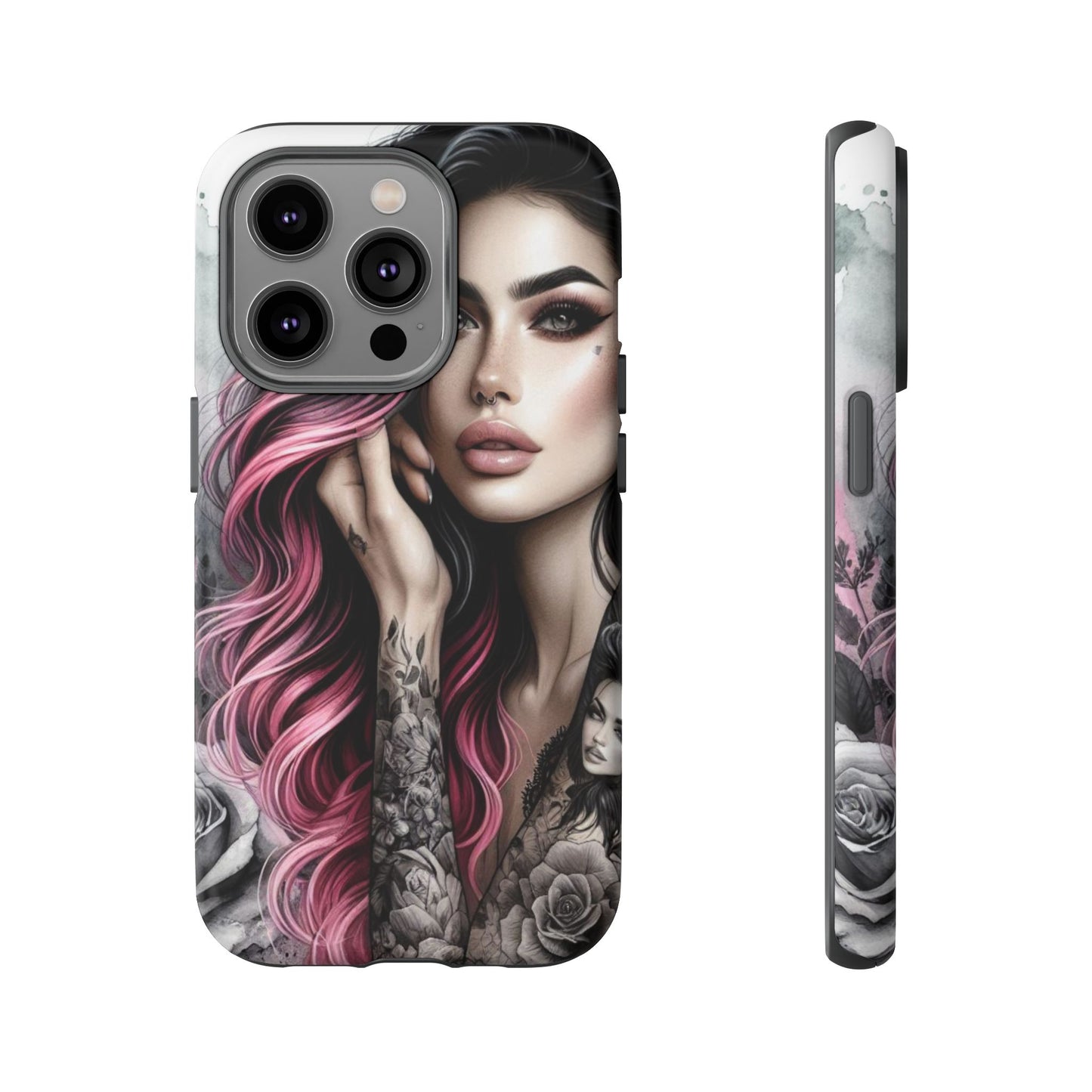 Tattooed Elegance – Gothic Art Mobile Cover