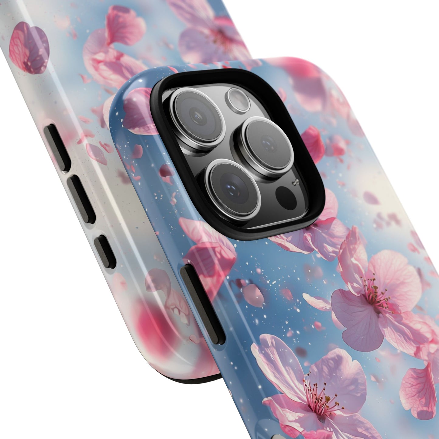 Cherry Blossom Drift Watercolor Phone Case for iPhone, google Pixel & Samsung