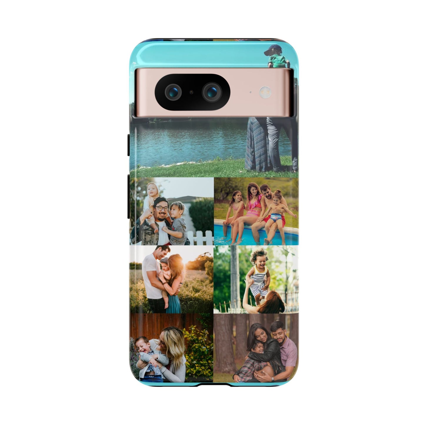 Personalised Custom Photo Collage Phone Case – Add Your Images/Loving Memory – Unique Gift for iPhone, Samsung  & Google Pixel – Protective & Stylish Cover, Couples Gift