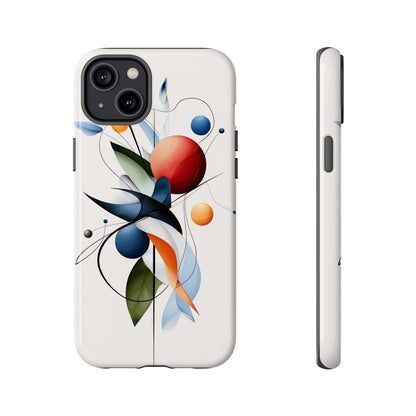 Orbit Bloom – Minimal Abstract Art Phone Case for iPhone, Samsung & Pixel