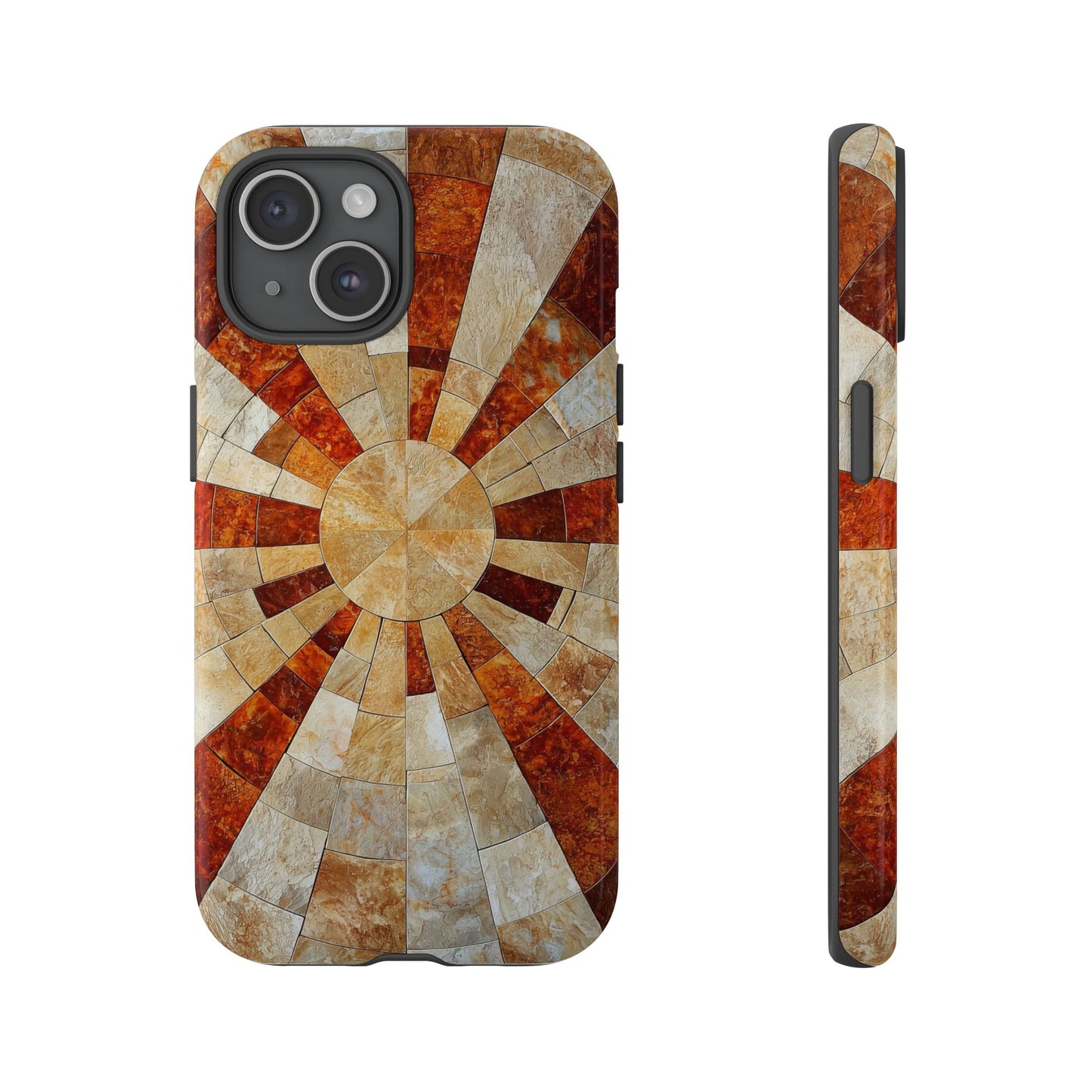 Boho Radiance Stone Mosaic Phone Case for iPhone, Pixel & Samsung