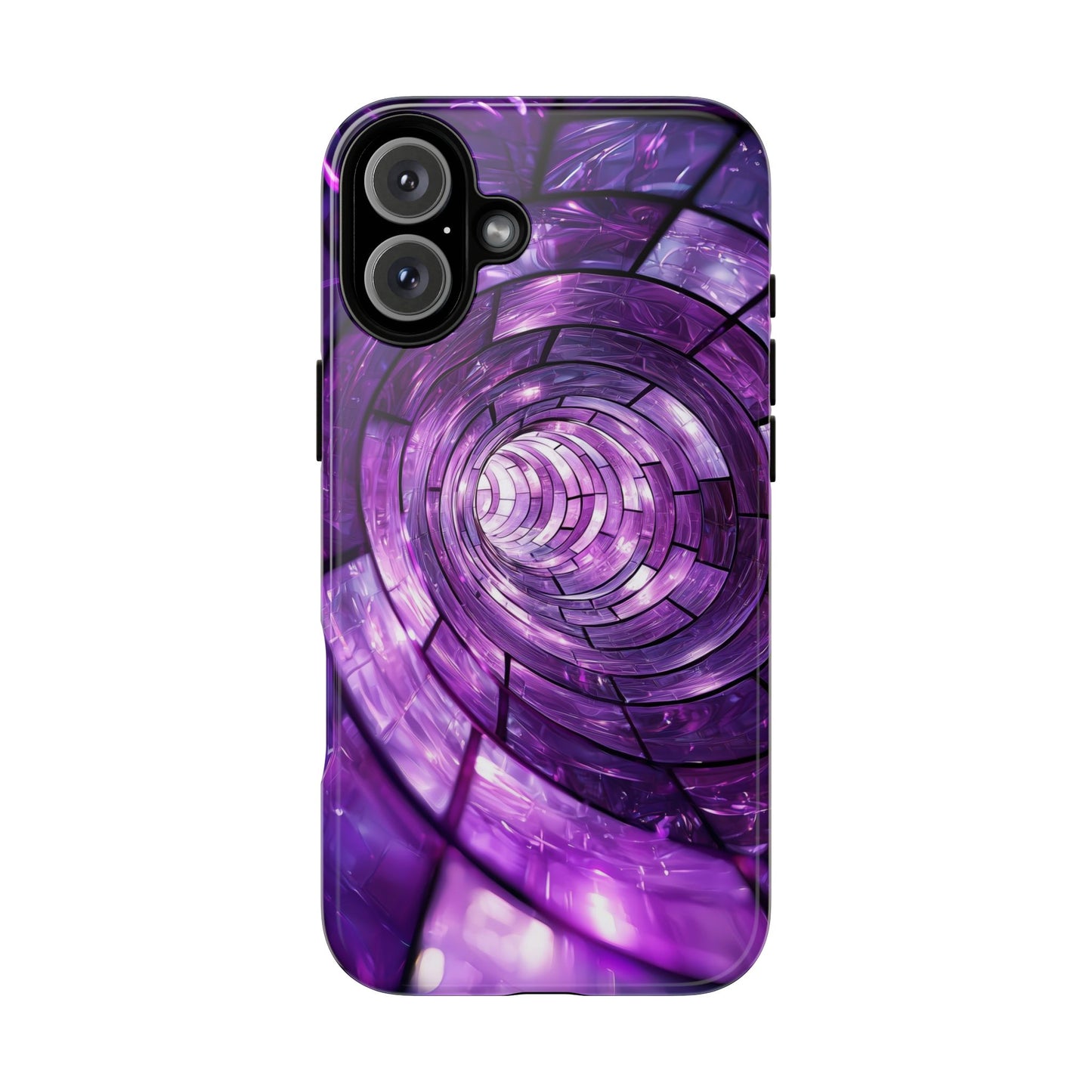 Hypnotic Spiral Optical Illusion Phone Case for iPhone, Samsung & Pixel