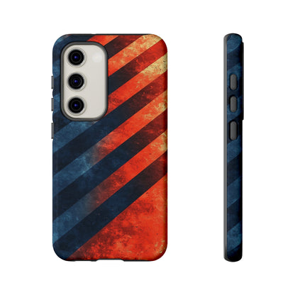 Molten Stripes – Grunge Gradient Abstract Phone Case for iPhone, Samsung & Pixel