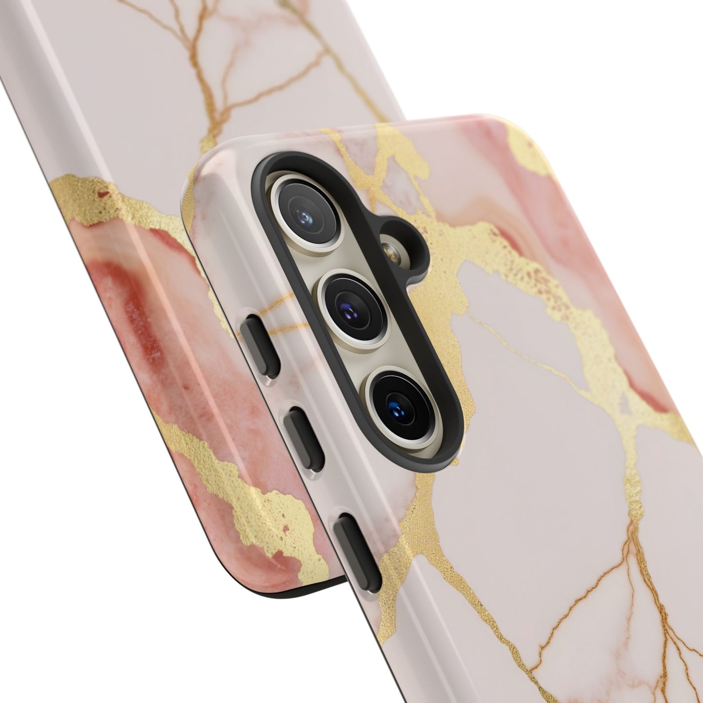 Beautiful Pink Minimal Marble Case Design