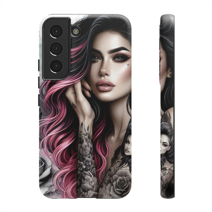 Tattooed Elegance – Gothic Art Mobile Cover