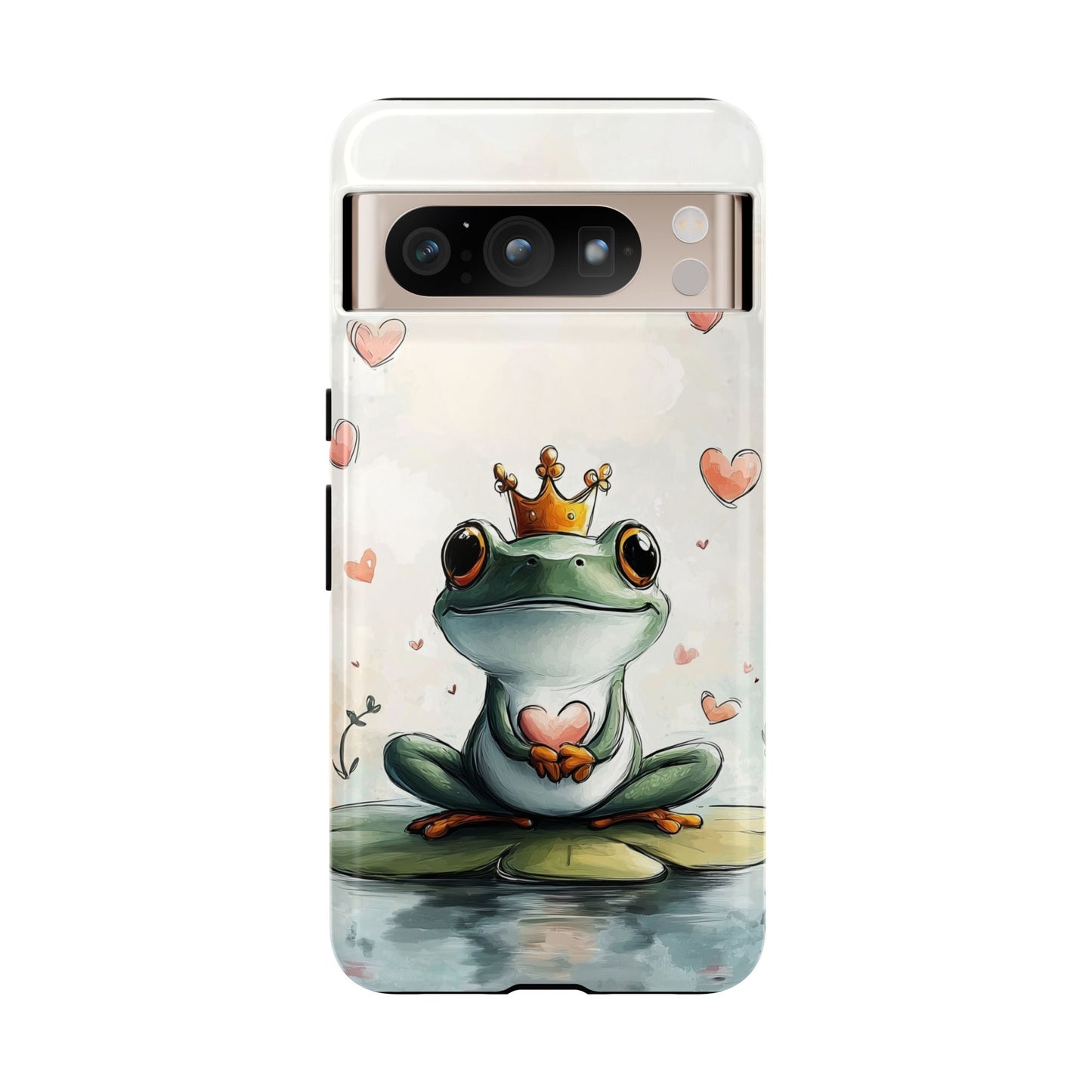 Frog Prince Phone Case – Cute Anime Aesthetic for iPhone, Google Pixel & Samsung